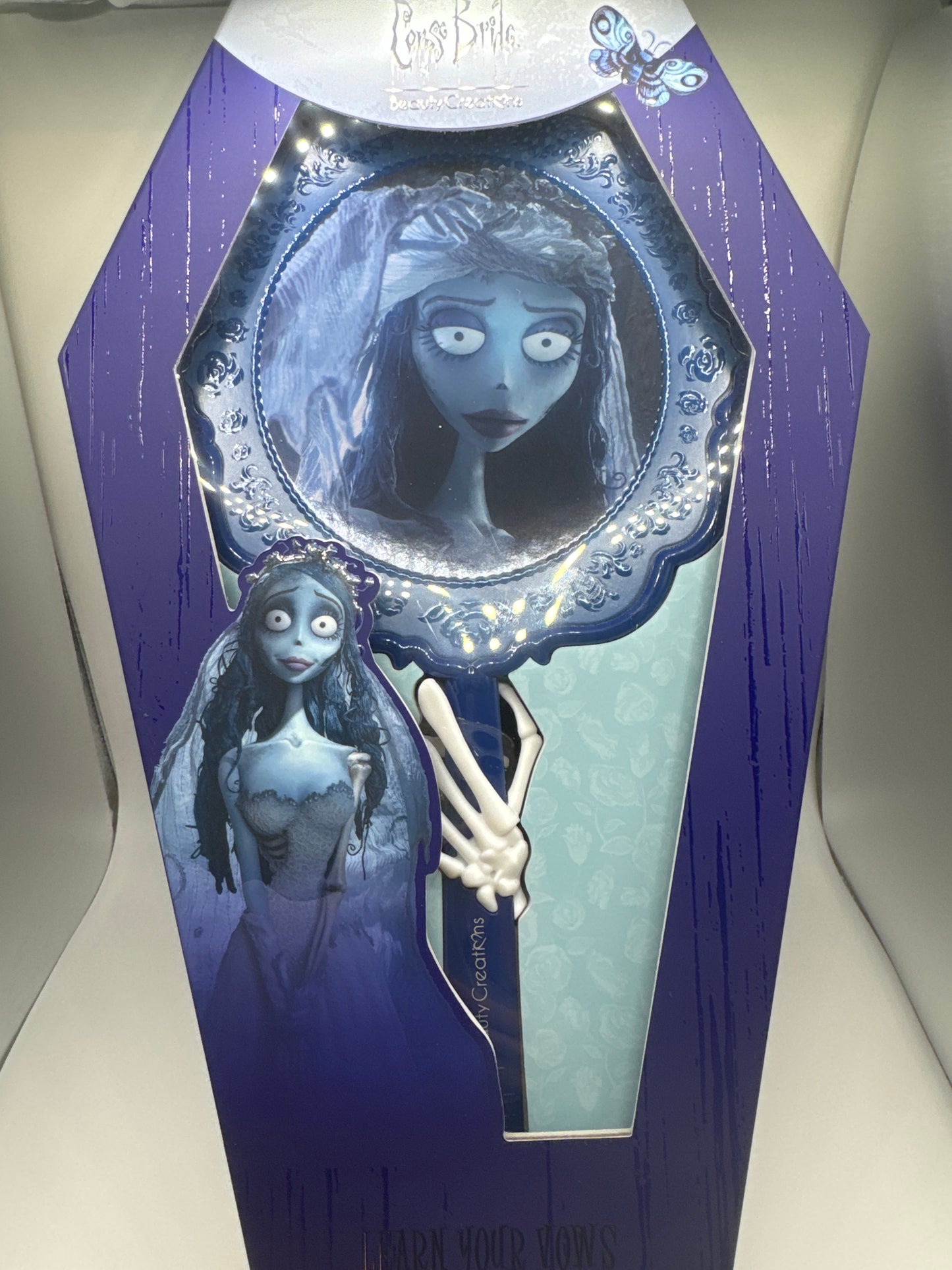 “Learn Your Vows” Handheld Mirror Tim Burton’s Corpse Bride x Beauty Creations